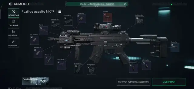 MK47 烽火地帶 Garena 來源配裝圖,方案 690