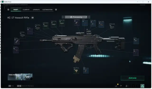 KC17 全面戰場 Garena 來源配裝圖,方案 758