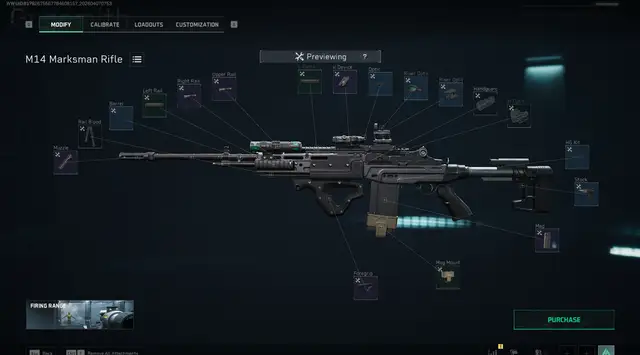 M14 烽火地帶 Garena 來源配裝圖,方案 902
